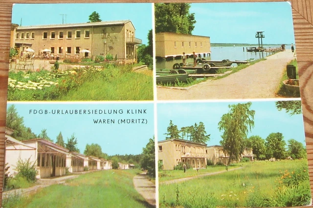 DDR AK 1972: Waren Müritz Klink FDGB-Heim Mecklenburgische Seenplatte