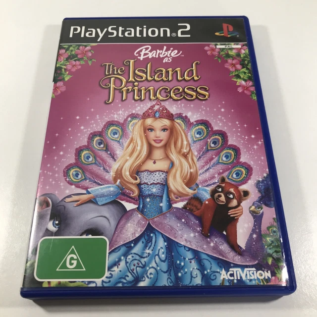 Barbie as The Island Princess PS2 Sony PlayStation 2 PAL Video Game With Manual