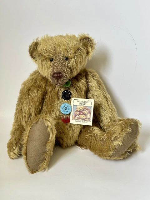 ARTIST LINDA S. Stafford Mohair Teddy Bear ARTIST LINDA S. Stafford Mohair Teddy Bear