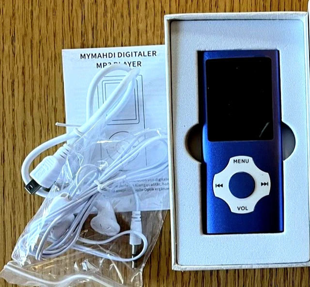 MYMAHDI DIGITAL MP3 Music Player Model M230, Input DC5V1A, Slim 3.5