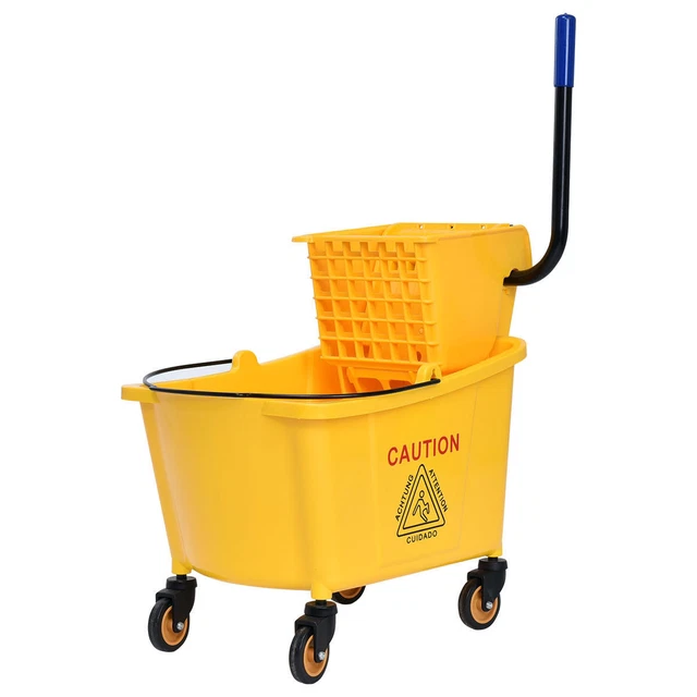 Balde Para Trapeador Con Escurridor De Fregona Para Negocios Tiendas Casa Y Mas