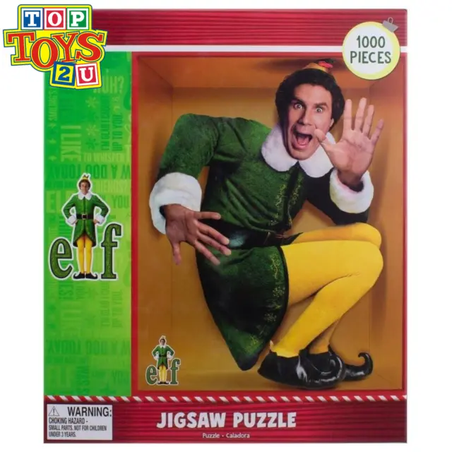 Elf - Buddy in a Box Will Ferrell - 1000 Piece Jigsaw Puzzle