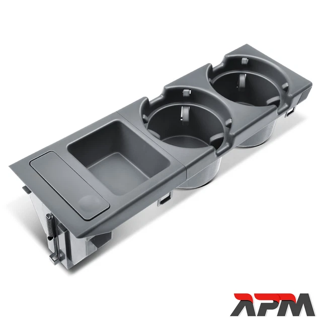 Porte-gobelet Noir à Installer Facilement Pour BMW E46 (1999-2006) - Réf. OE 51168217953