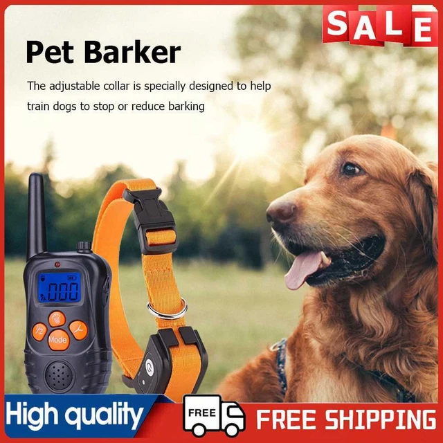 Productos recargables para dejar de ladrar 3 modos impermeables entrenador de perros ajustables para mascotas