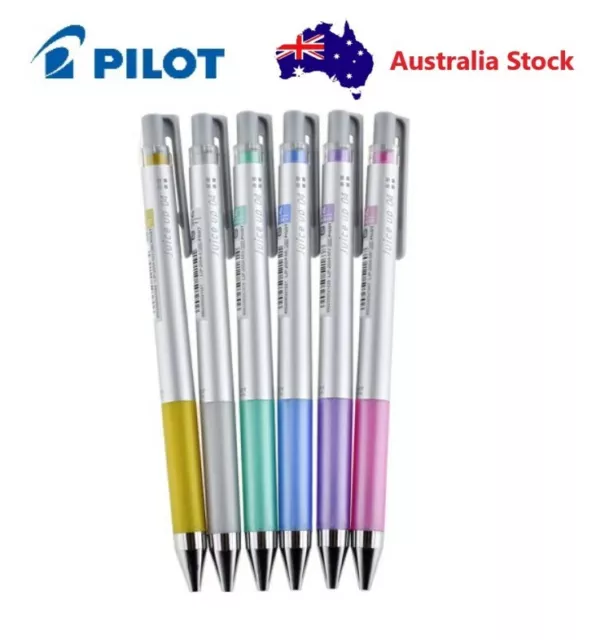 6 x Pilot Juice Up Gel Ink Retractable Pen Needle point 0.4mm - Metallic Set