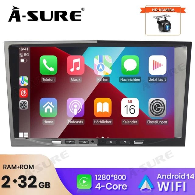 ESSGOO 1+32G Android14 Drahtloses Carplay Und Android