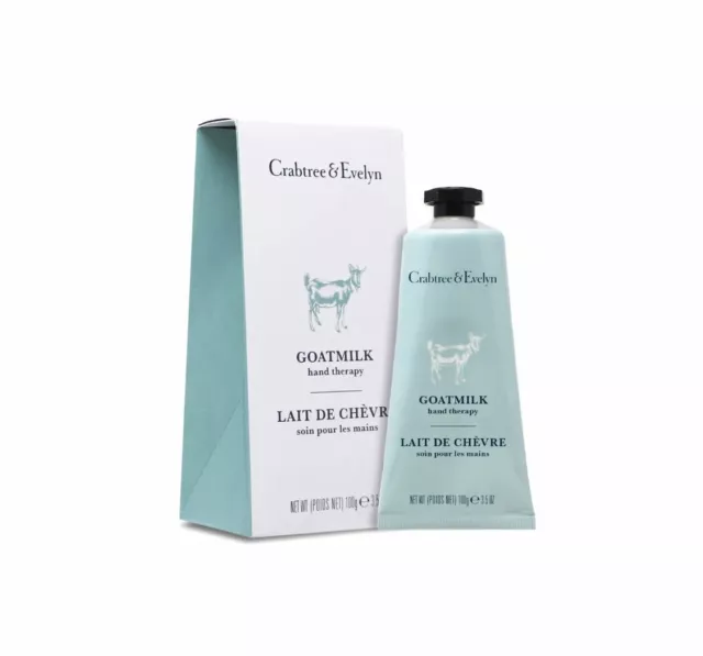 Crabtree & Evelyn Goat Milk Hand Therapy Cream 3.5 oz/ 100 ml New in Box