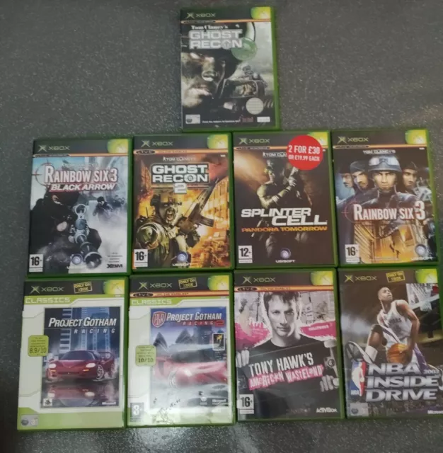 Original Microsoft Xbox Game Bundle