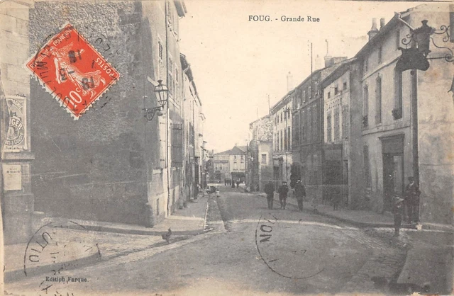 Cpa 54 Foug Grande Rue