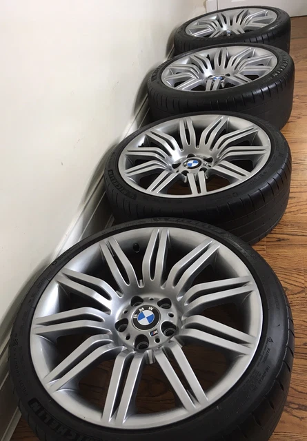 GENUINE BMW 19” Spider 172M E60 E61 M Sport Alloy Wheels & Michelin ...