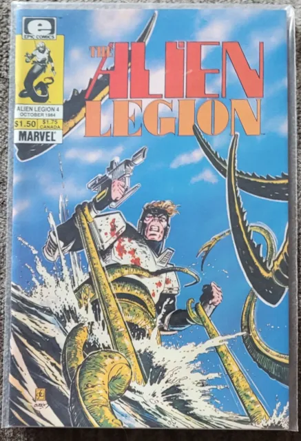 Epic Comics The Alien Legion #4 - 1984 - VF