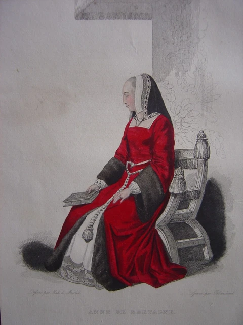 Gravure Ancienne 1803 - Marie Anne Bourlier, édition Londres
