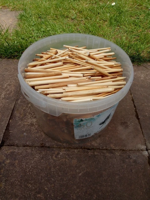 NATURAL REED,FISHING FLOAT making,bug & insect hotels,3-9mm,1000 + pcs ...