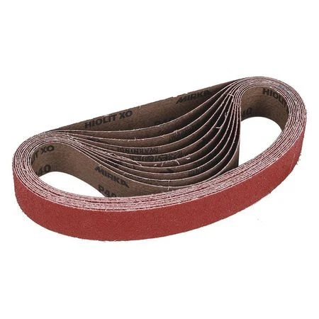 MIRKA 57-2.5-14-APT Sanding Belt, 2-1/2" W, 14" L, Hiolit X