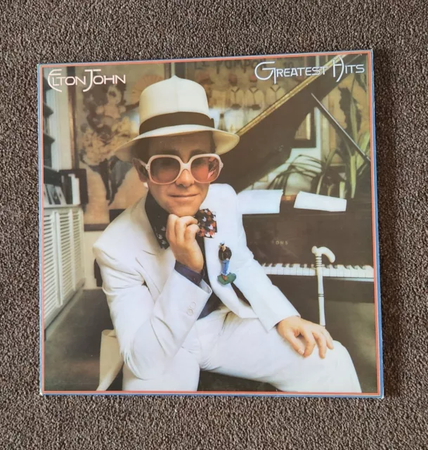 Elton John - Greatest Hits - Vinyl Lp Record - 1974 - Djm Djlph 442