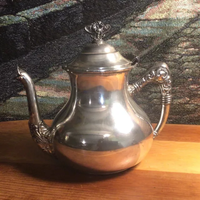 ATQ (1906-15),P.A.COON SILVER MFG. CO.,Quad Plate Tea/Coffee  Pot,#376, RARE