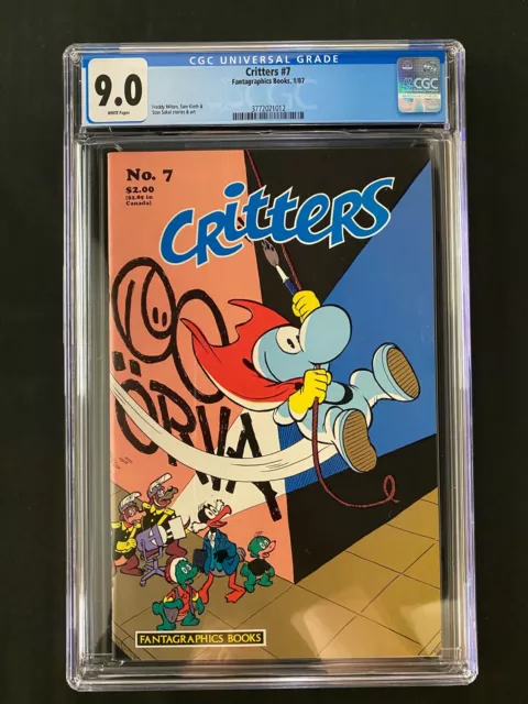 Critters #7 CGC 9.0 (1987) - Stan Sakai - Usagi Yojimbo