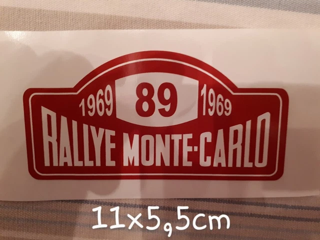 Autocollant Vintage Liège-Rome-Liège – 20x9cm – Décoration Rallye – Fabriqué En France