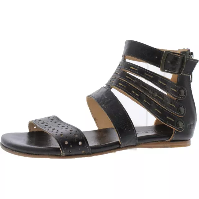BED STU WOMENS Artemis Black Fisherman Sandals Shoes 6.5 Medium (B,M ...