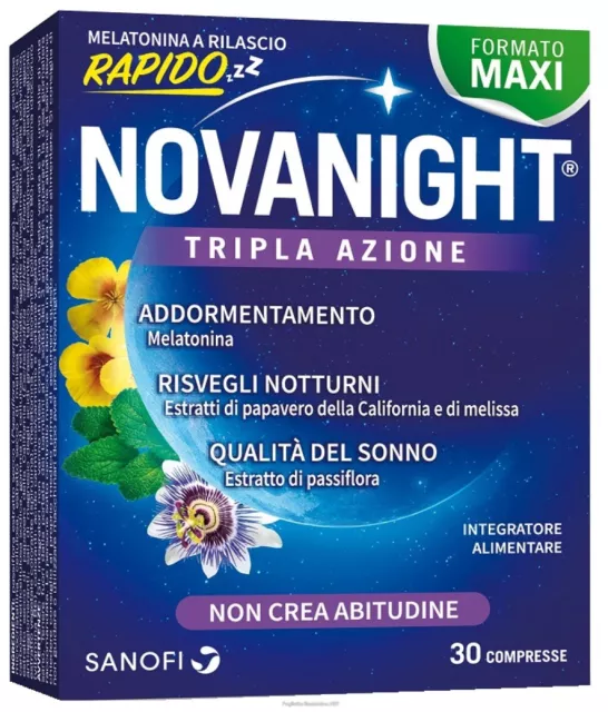 Farbene.shop Promo: 2 X Novanight Tripla Azione 30 Compresse