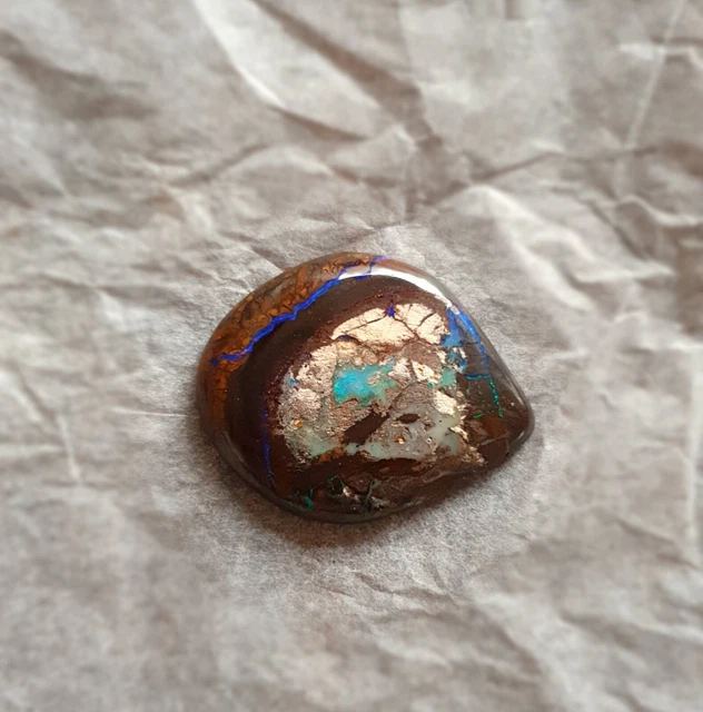 Opale Boulder naturelle d'Australie (collection, création bijoux, idée cadeau)