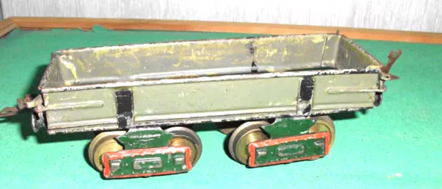 Vierachs Waggon - Blech  um  1925 --  Spur  0