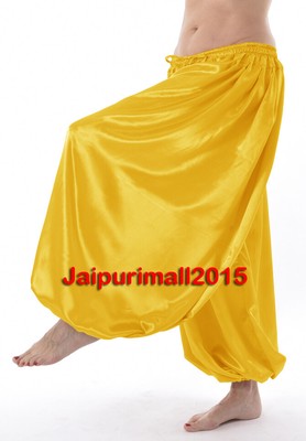 Aladdin Halloween Pantalone ALADDIN Largo Raso Danza Del Ventre Palazzo Luce Corallo S19 