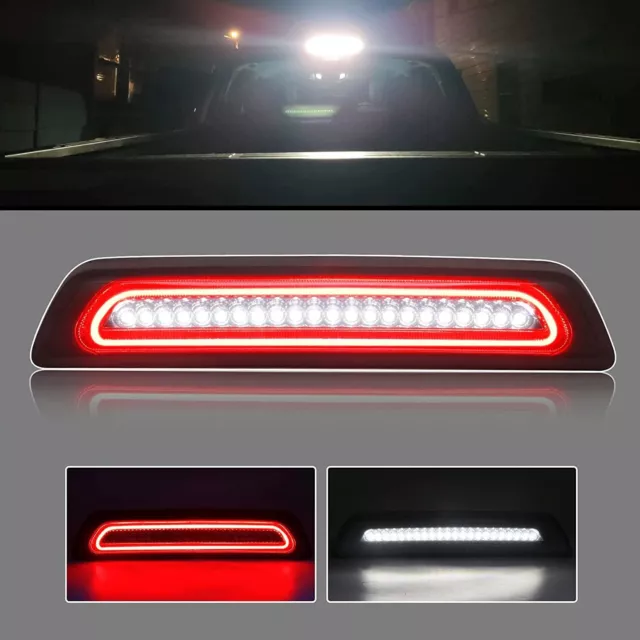 Smoke LED 3rd Brake Light For 2007-2021 Toyota Tundra Tail Third Stop Cargo Lamp