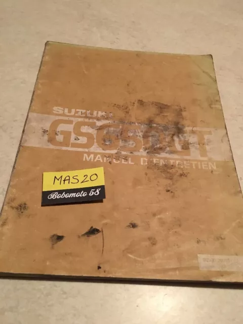 Suzuki GS650GT GS 650 Gt GS650 Manuale Revisione Tecnica Officina Workshop