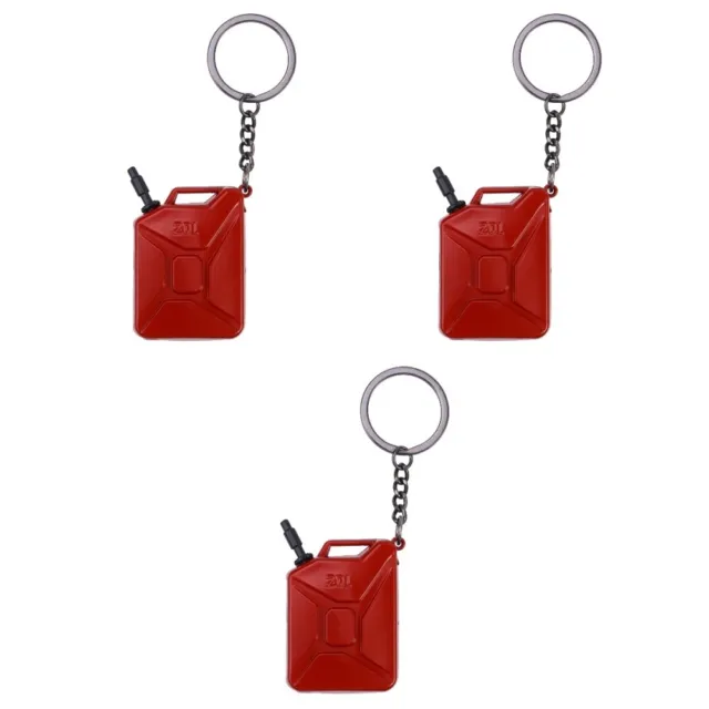 3pcs Oiltank Keyring Keychain Cool Car Keyring Purse Bag Pendant Decoration