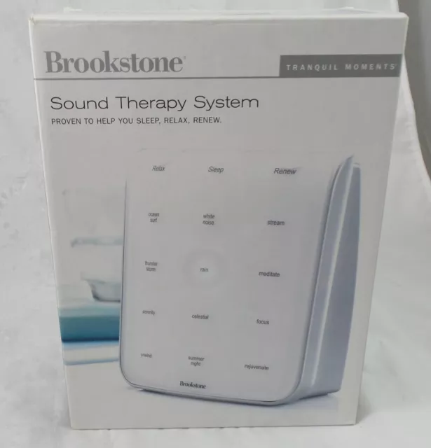 Boxed Brookstone Tranquil Moments Schlaf Klangtherapie-System (589796)