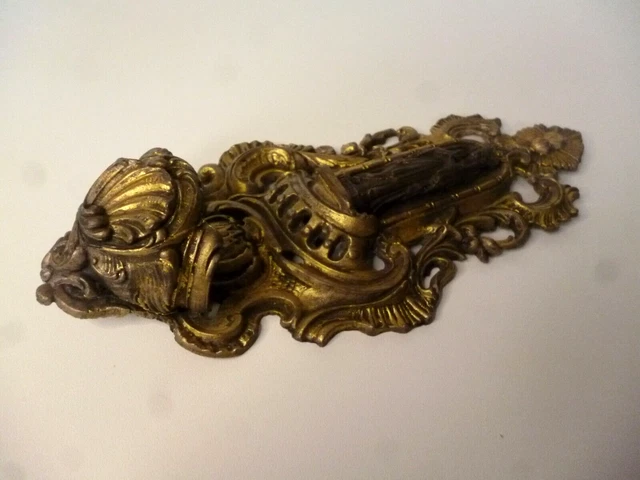 Antique Great Blessed Virgin Notre Dame de Lourdes Virgin Religious Benitier 3