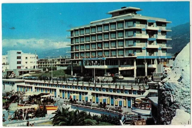 Postal Canarias. Tenerife. Puerto de la Cruz. Hotel Valle Mar y Piscina San Telm