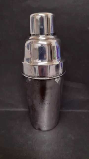 Vintage Art Deco Mappin and Webb Prince's Plate Cocktail Shaker
