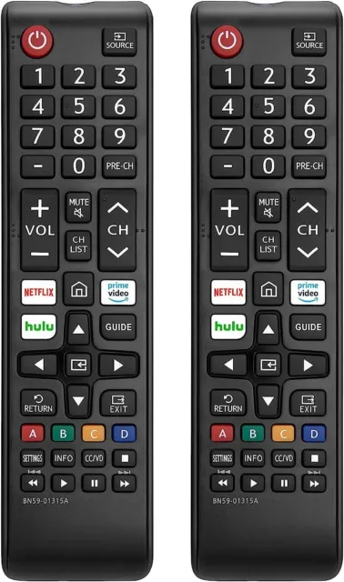 2P Universal Remote for All Samsung TV Remote-Samsung Smart TV, LED,LCD,HDTV, 3D