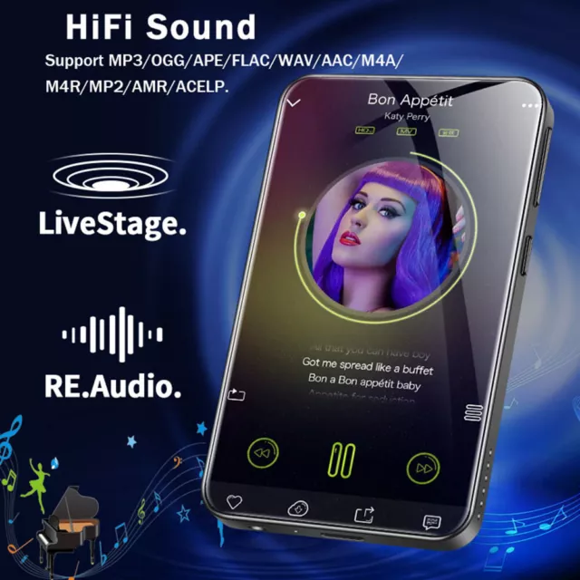 WIFI MP3 MP4 Player MP3 Student Walkman HiFi Sound Bluetooth-Compatible for Kids 3