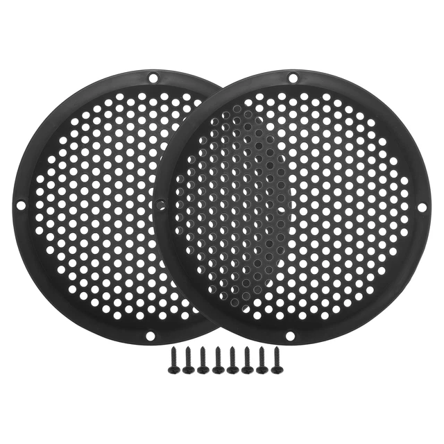 Grilles De Haut-Parleurs De Voiture De 5 Pouces Avec Vis En Abs Noir Grilles De Haut-Parleurs De Voiture De 5 Pouces Avec Vis En Abs Noir