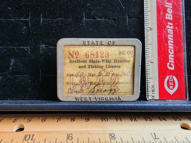 Permis De Chasse Vintage Ontario 1969 - Non-résident, Canada, Collection