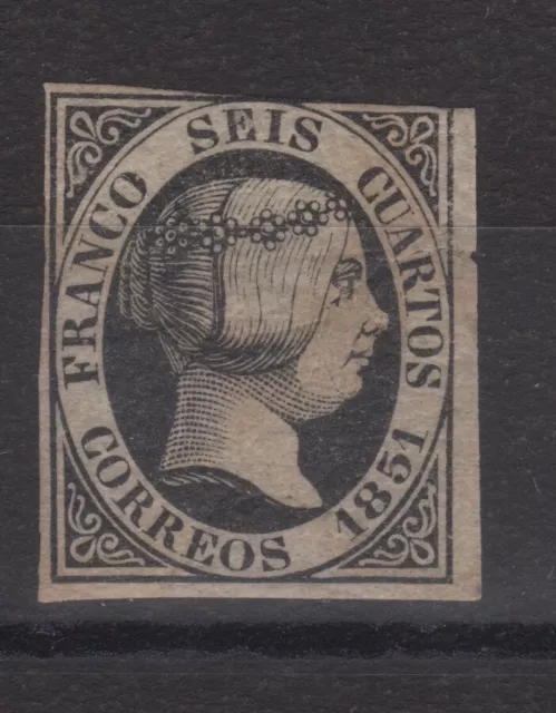 1851 Isabel II 6 ctos. Edifil 6 - VC 370€