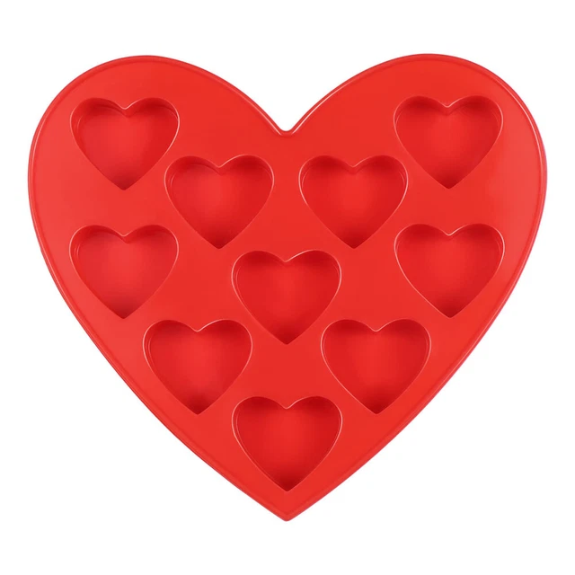 Moule À Chocolat En Forme De Coeur Silicone Pour Cuisson Du Gâteau Gommeux