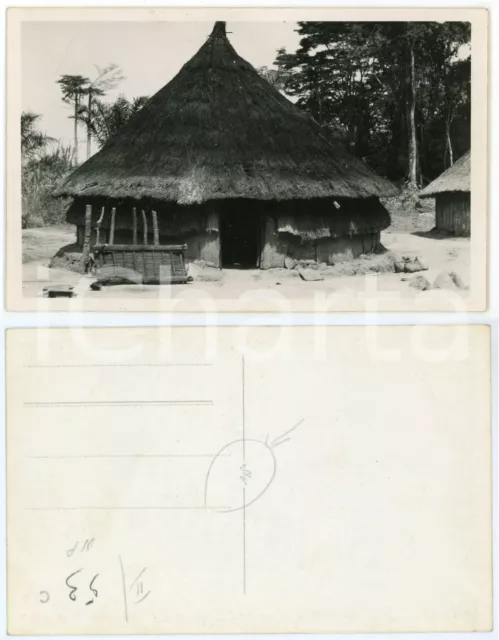 1930 ca C. ZAGOURSKI «L'Afrique qui disparaît»  Maison M'BOUAKA Photopostcard 53