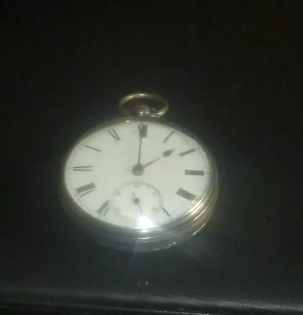 Vintage London 1910 Solid Silver  Keywind/Key Wind  Pocket Watch