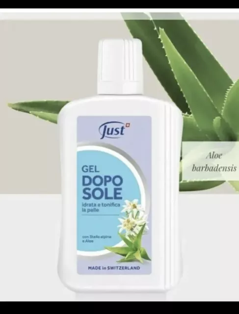 Gel  Dopo Sole JUST  Da 250 Ml. Nuovo. Rinfrescante , Idratante ,lenitivo