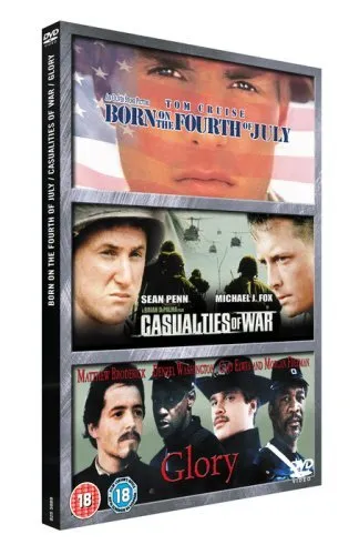 Born On the Fourth of July/Glory/Casualties of War DVD (2008) Tom Cruise, Stone
