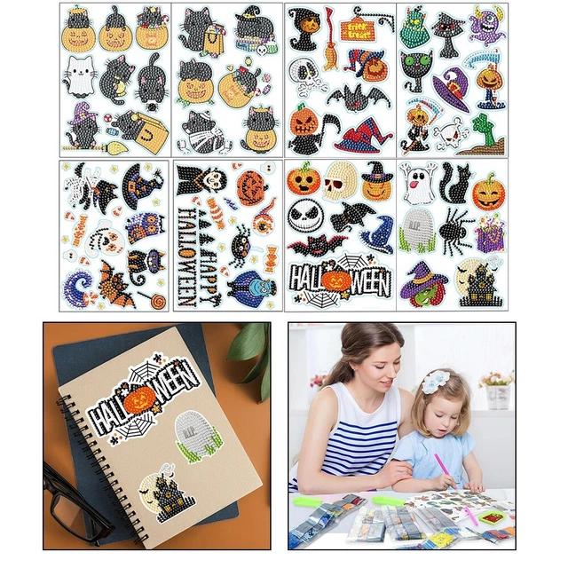 Adesivi diamanti fai da te 5D per Halloween stick it ovunque per decorazione