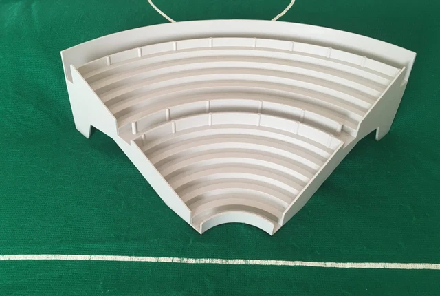 Subbuteo Accessories - Corner Terrace (Grey) (61216)