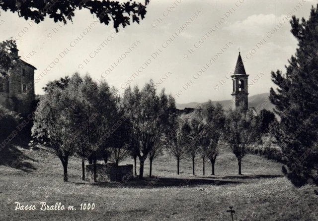 1965 BRALLO DI PREGOLA Passo Albergo Ristorante Bar Normanno Pavia Cartolina