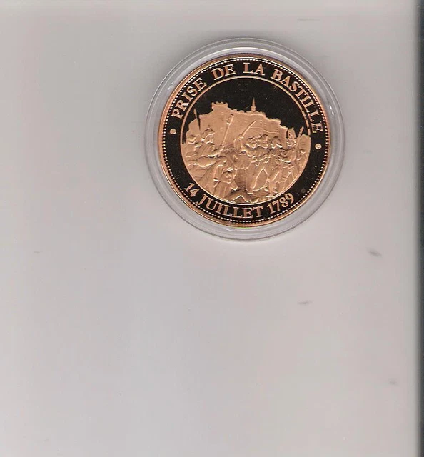 Médaille Histoire De France - Prise De La Bastille - Édition 2000 - Maillechort