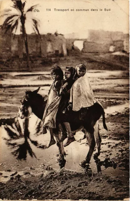 CPA AK Transport en commun dans le Sud ALGERIA (787228)