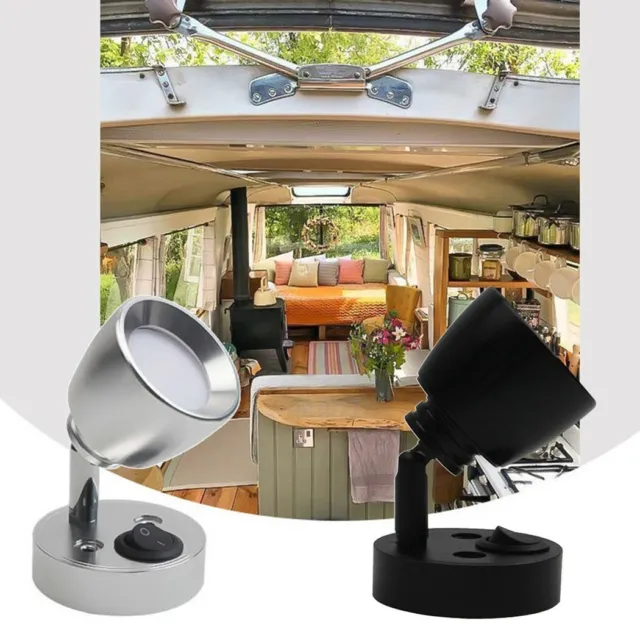3W Camper Caravane Bateau LED Lampe Applique Murale Dc 12V Blanc Rv Lumières